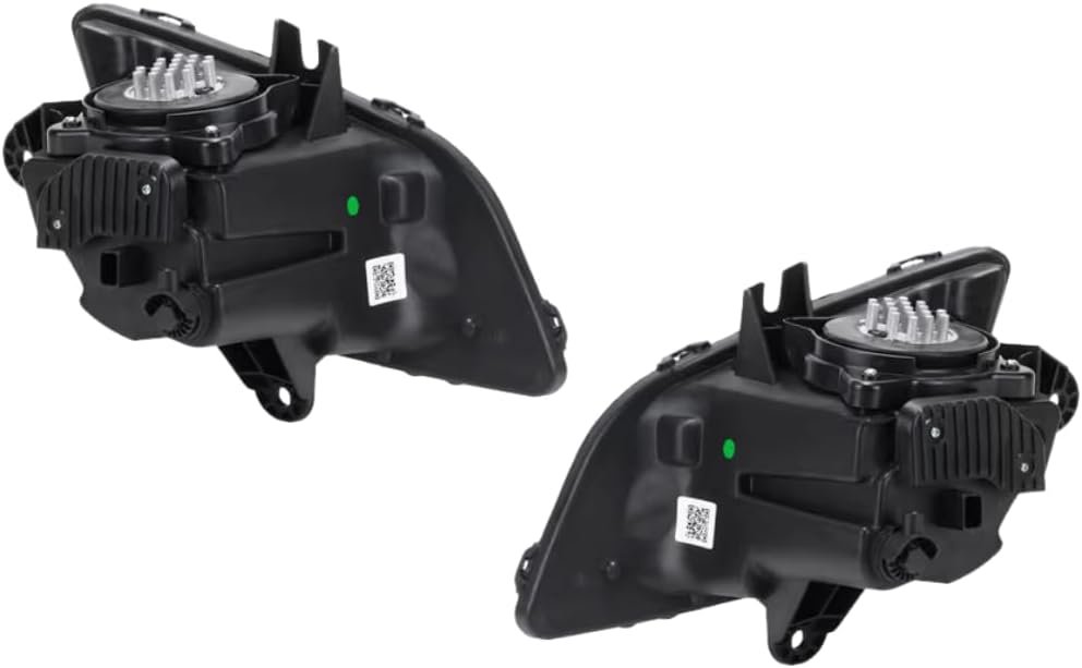 LED Fog Light Lamp Set (Left/Right) Compatible with 2018-2025 Freightliner Cascadia Trucks Driver Passenger Side