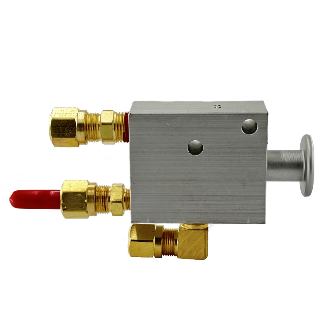 Quik Draw 3-Way Auto Reset Valve Compatible with Hendrickson Replaces VS-25223 VS-25224