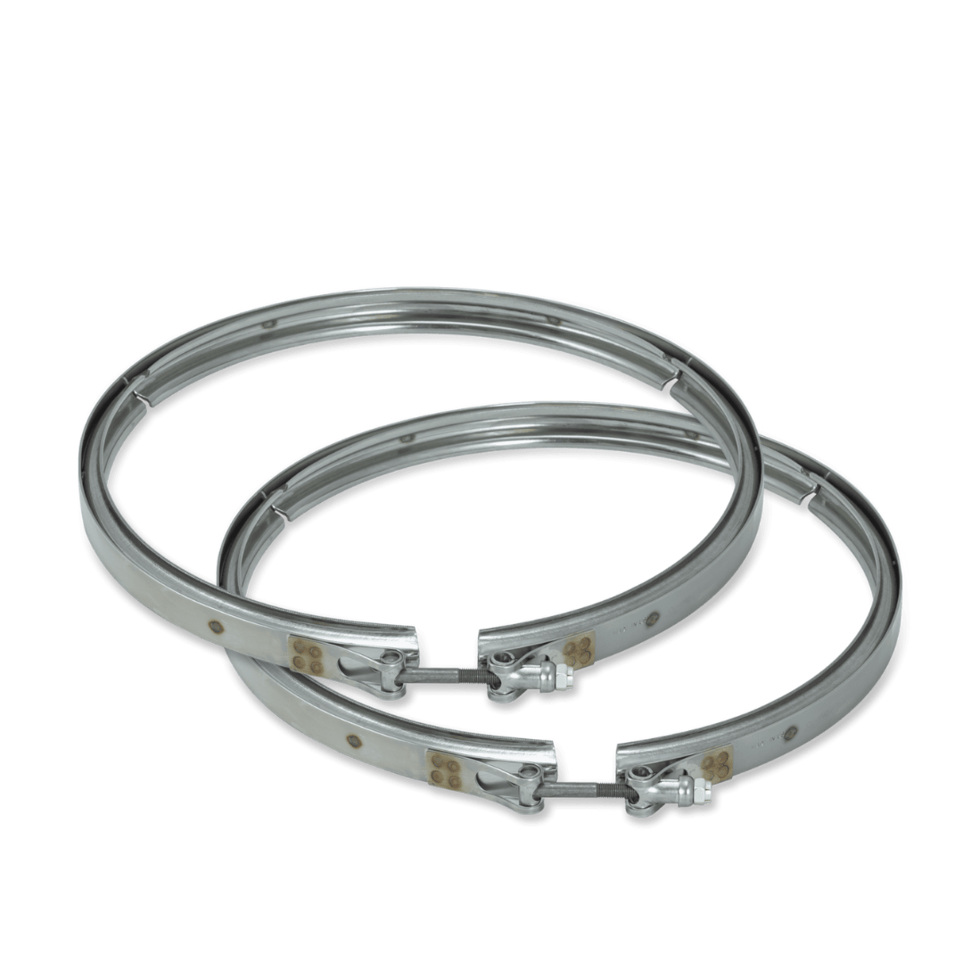 Diesel Particulate Filter DPF with Clamps and Gaskets Compatible with Mack - Volvo MP8, D13 Replaces 21756428, 21756429, 22413830, 22413832, 22810502, 22810503