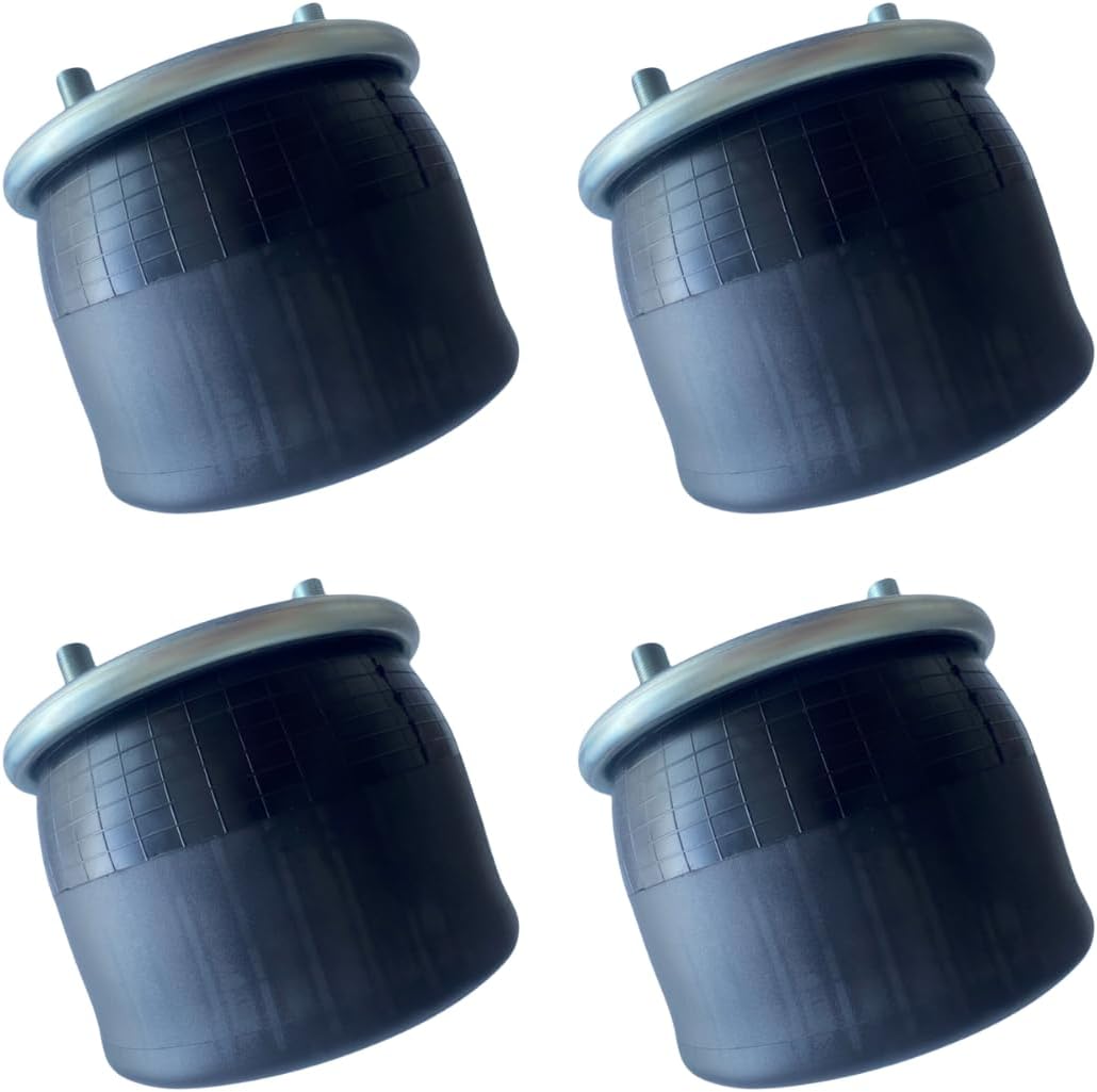 4 Pack Trailer Air Spring Bag & Air Suspension Compatible With Hendrickson AAT 23K Models Intraax & Van Traax Replacing Part Numbers 8709, 8751, W01-358-8709, S-20900, S-21800, C-21800