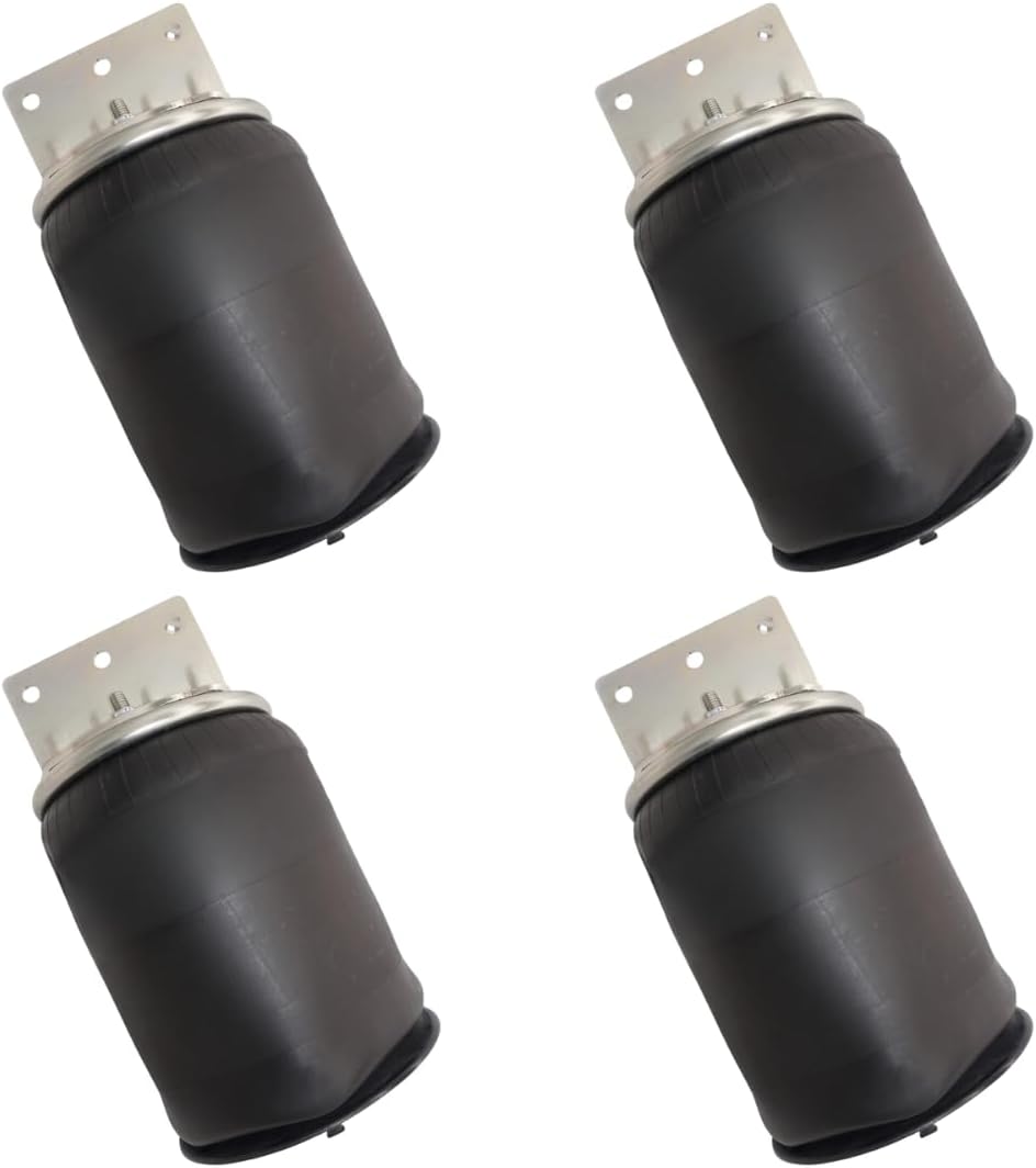 4 Pack Air Spring Bag & Air Suspension Compatible with Navistar Trucks Replacing Part Numbers W01-358-9648, 2027911C-1, 2027911C-2, 1R12-398, 1R12-538