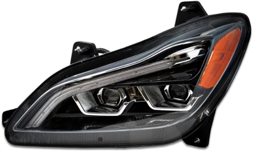 LED Headlights Driver Left Side Compatible with Kenworth T680 Next Gen 2022-2025 - Headlamp LED Projector