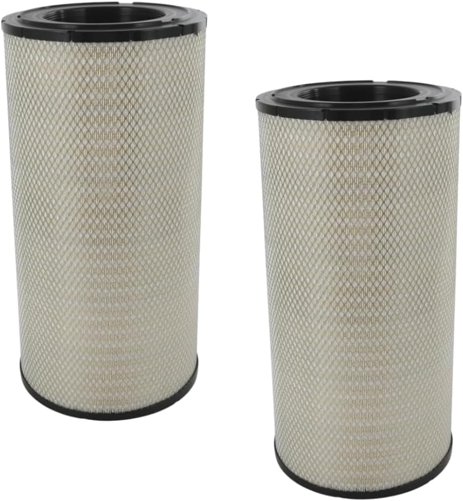 2 Pack Engine Air Filter Compatible with Kenworth T800 W900 W900L Western Star 4900 Peterbilt 378 379 388 389 Replaces 46863 AF25248 6863 LAF3302 6863 TR518