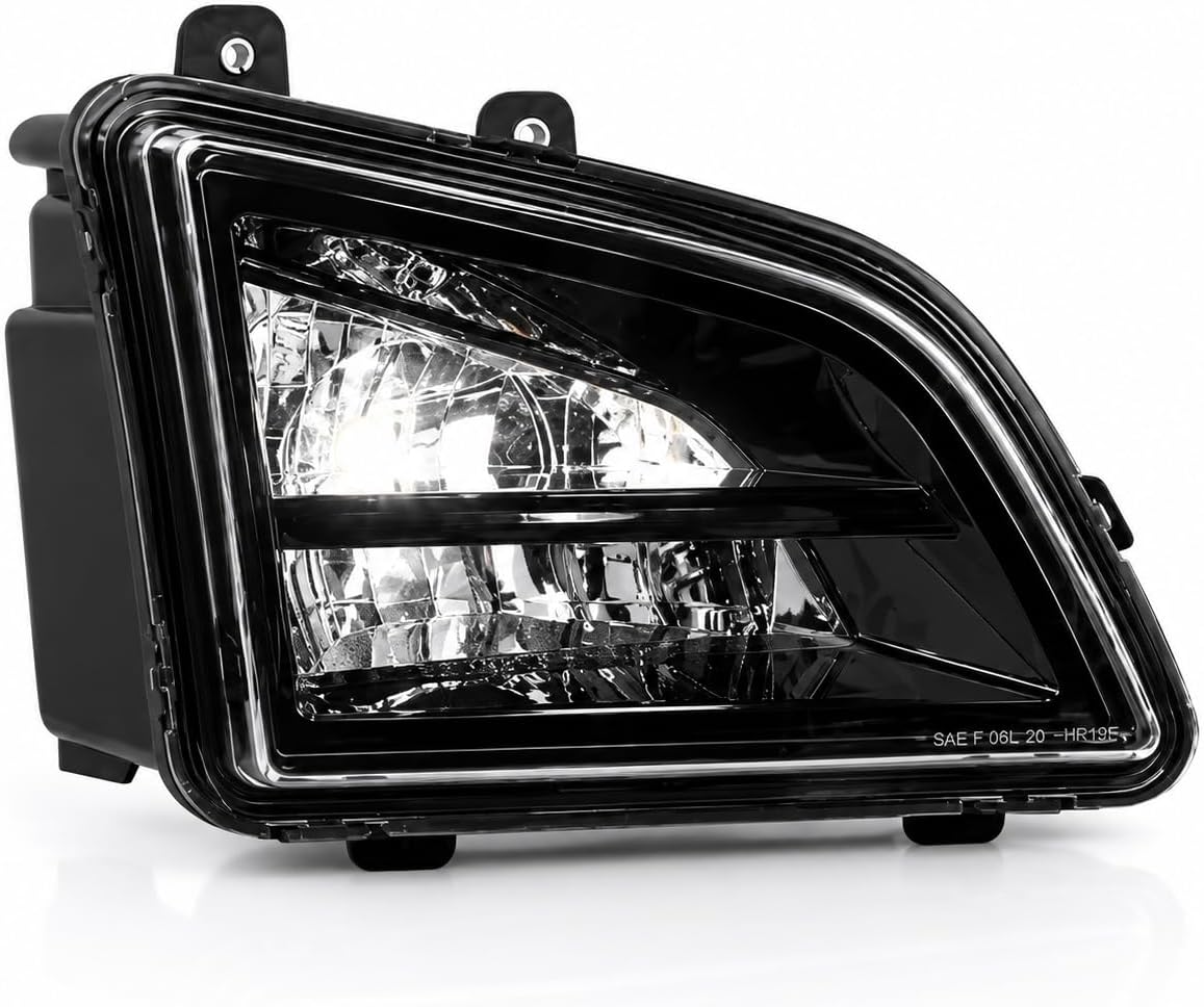 Fog Light LED Lamp Compatible with Volvo VNL 2018-2024 Trucks DOT Approved High/Low Beam Clear Lens - Set
