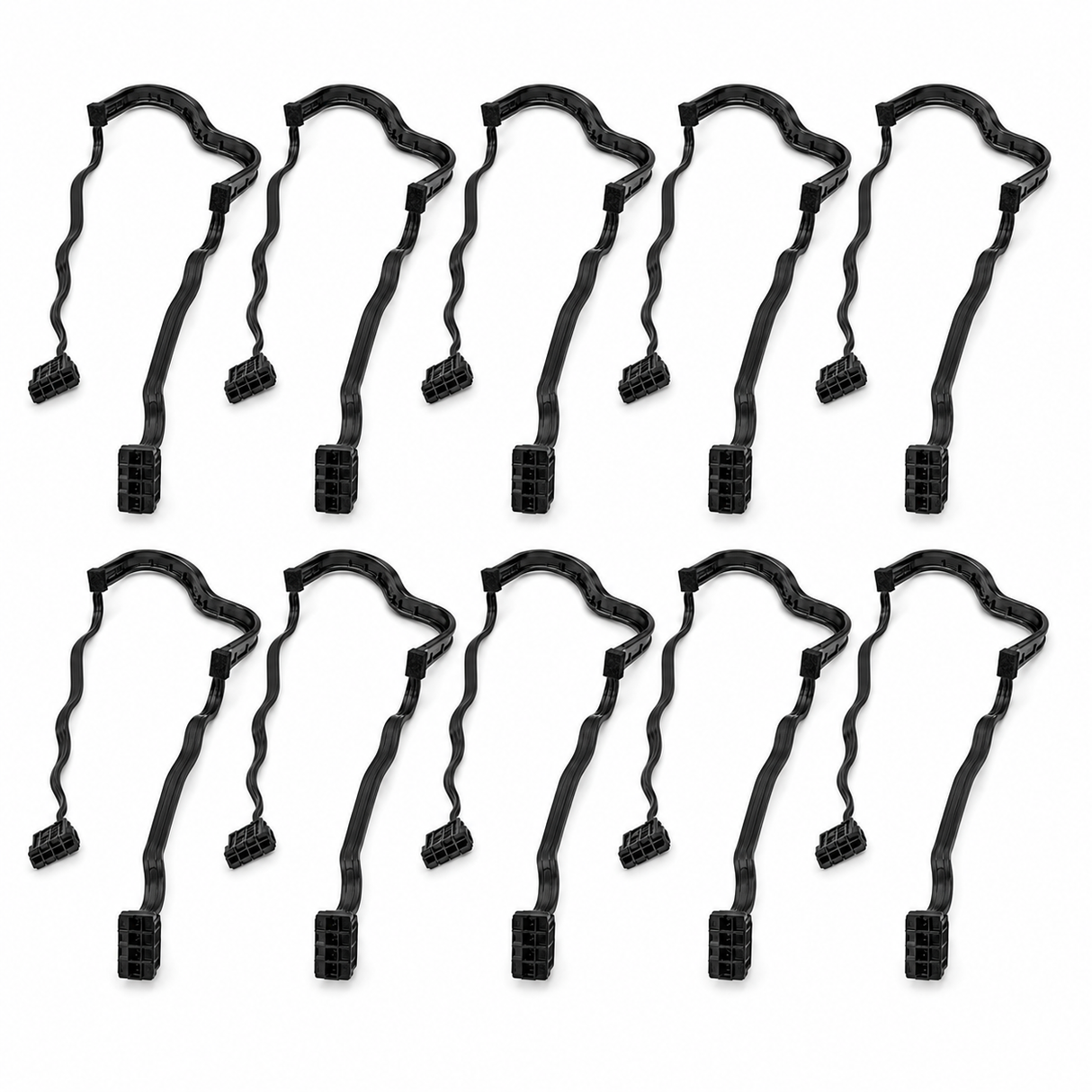 10 Pack Valve Cover Spacer - Timing Gear Cover Gasket Compatible with Volvo D13, Mack MP8 Engine 22777560 21383310 831128