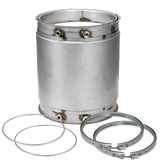 Diesel Particulate Filter DPF with Clamps and Gaskets Compatible with Cummins ISX, Navistar, Paccar Replaces 5283286, 5271529, 5295609, 5579295, 2274611, 1906311, 2510795C91, 5011031R91