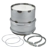Diesel Particulate Filter DPF with Clamps and Gaskets Compatible with Mack - Volvo MP8, D13 Replaces 21212426, 21212431, 21212428, 21212429, 21212431, 21415912