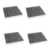 4 Pack Cabin Air Filter with Activated Carbon Compatible with Mack Anthem, Granite, Superliner, Titan, Trident Trucks – Replaces AF56060, PA30325, 85113754, 85151124, 85112361, 97222