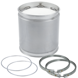 Diesel Particulate Filter DPF with Clamps and Gaskets Compatible with Cummins ISX, Navistar International Replaces 4388410, 4965129, 4965226, 4969700, 4969701, 4969702, 5283669, 5283778