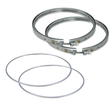 Diesel Particulate Filter DPF with Clamps and Gaskets Compatible with Mack - Volvo MP7 Replaces 21395825, 85124613