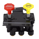 KN20619 MV 3 Dash Air Brake Control Valve - Trailer Parking Brake Dual Valves for Truck and Trailer Compatible with Volvo Freightliner Haldex Replacing Part Numbers 20560009 85123221 20523171 RKN20619