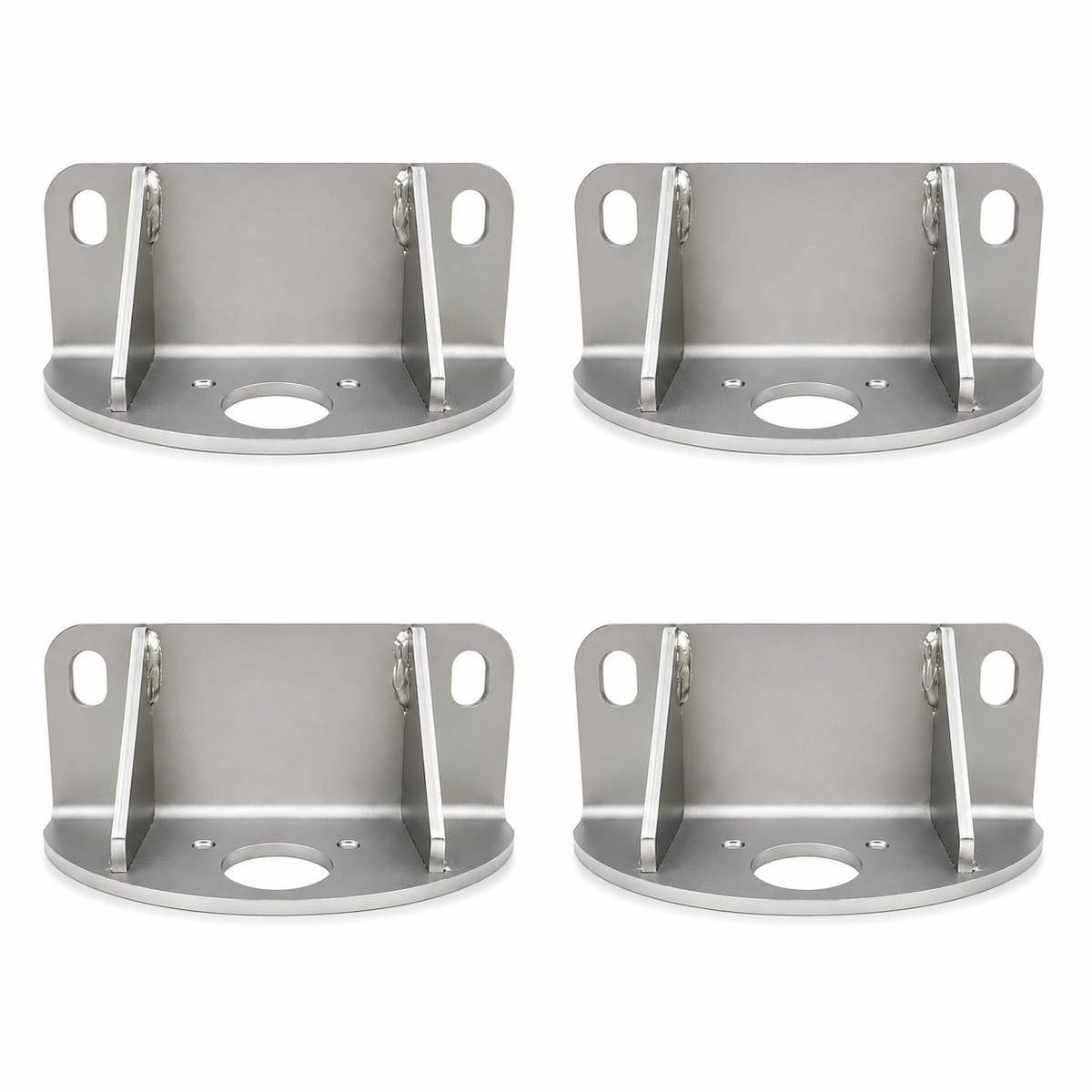 4 Pack Air Spring Mounting Bracket Compatible with Heavy Duty Truck Suspension, Replacement for W01-358-9622, K303-22