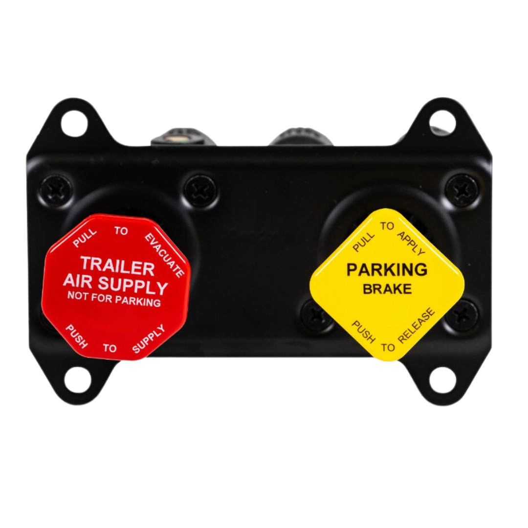 800516 MV3 Dash Air Brake Trailer Parking Control Valve for Truck Compatible with Kenworth Navistar Peterbilt Volvo Mack Bendix Replacing Part Numbers 065167, 065157, KN20615, 4790208 5001230,
