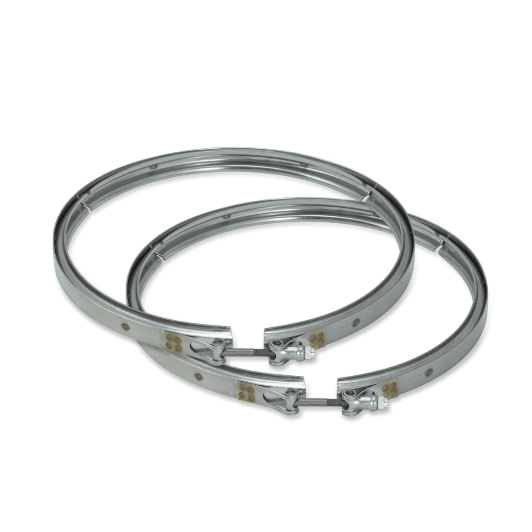 Diesel Particulate Filter DPF with Clamps and Gaskets Compatible with Mack - Volvo D11, D13, D16 Replaces Q621938, 20864127, 21850658, 85000726