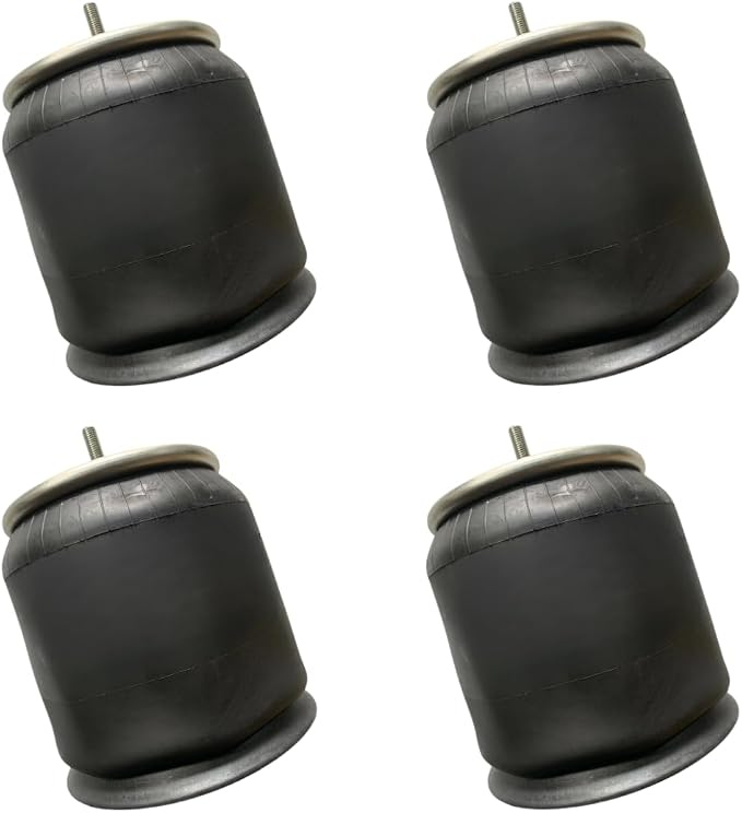 4 Pack Trailer Air Spring Bag & Air Suspension Compatible with Hendrickson Replacing Part Numbers 9082, W01-358-9082, W01-358-9083, 57QL310, S-4041 S-11651, S-2066, C-2066, C-11651, 1R12-092, 1R12-093