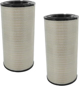 2 Pack Engine Air Filter Compatible with Kenworth T800 W900 W900L Western Star 4900 Peterbilt 378 379 388 389 Replaces 46863 AF25248 6863 LAF3302 6863 TR518