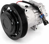 Air Conditioning A/C Compressor Compatible with Mack, Volvo VNL VAH Trucks, Replacement for 206RD52M, 206RD53M, 20721587, 4326