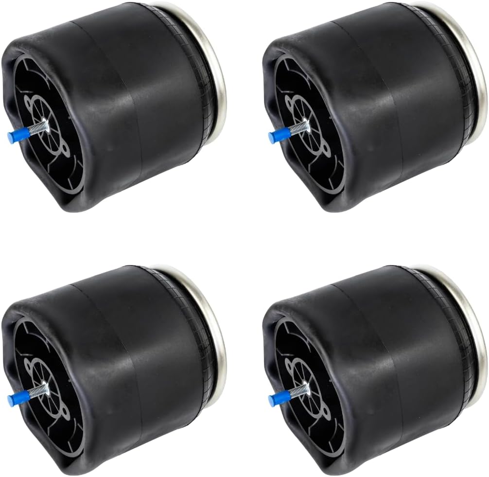 4 Pack Air Spring Bag & Air Suspension Compatible With Kenworth & Peterbilt Trucks Replacing Part Numbers W01-358-8864, C81-1011, C81-1013, C81-1017