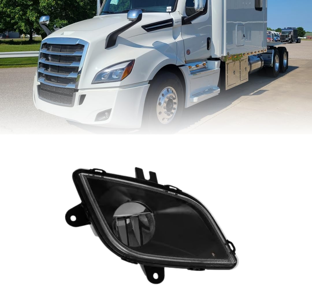 LED Fog Light Lamp Right Compatible with 2018-2025 Freightliner Cascadia Trucks Passenger Side