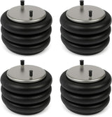4 Pack Air Spring Bag Triple Convoluted Replaces 8018, W01-358-8018, 3B12-303, 202394, 93AR