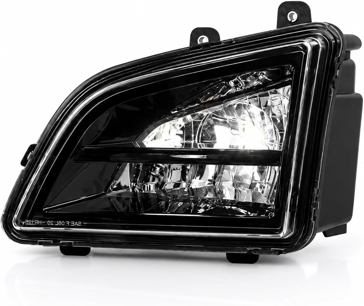 Fog Light LED Lamp Compatible with Volvo VNL 2018-2024 Trucks DOT Approved High/Low Beam Clear Lens - Set