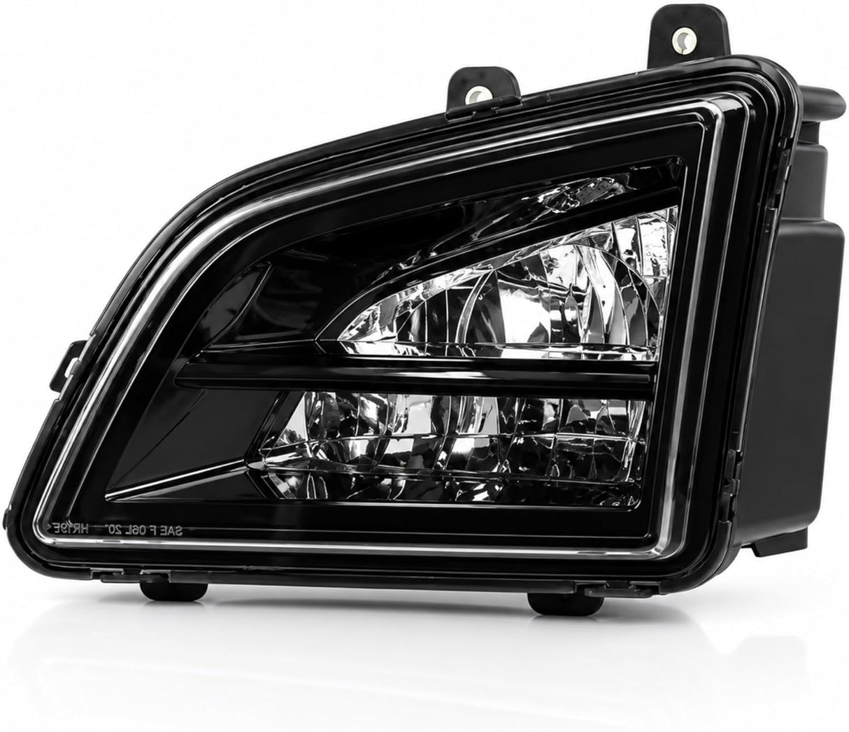 Fog Light LED Lamp Compatible with Volvo VNL 2018-2024 Trucks DOT Approved High/Low Beam Clear Lens Passenger-Right Side