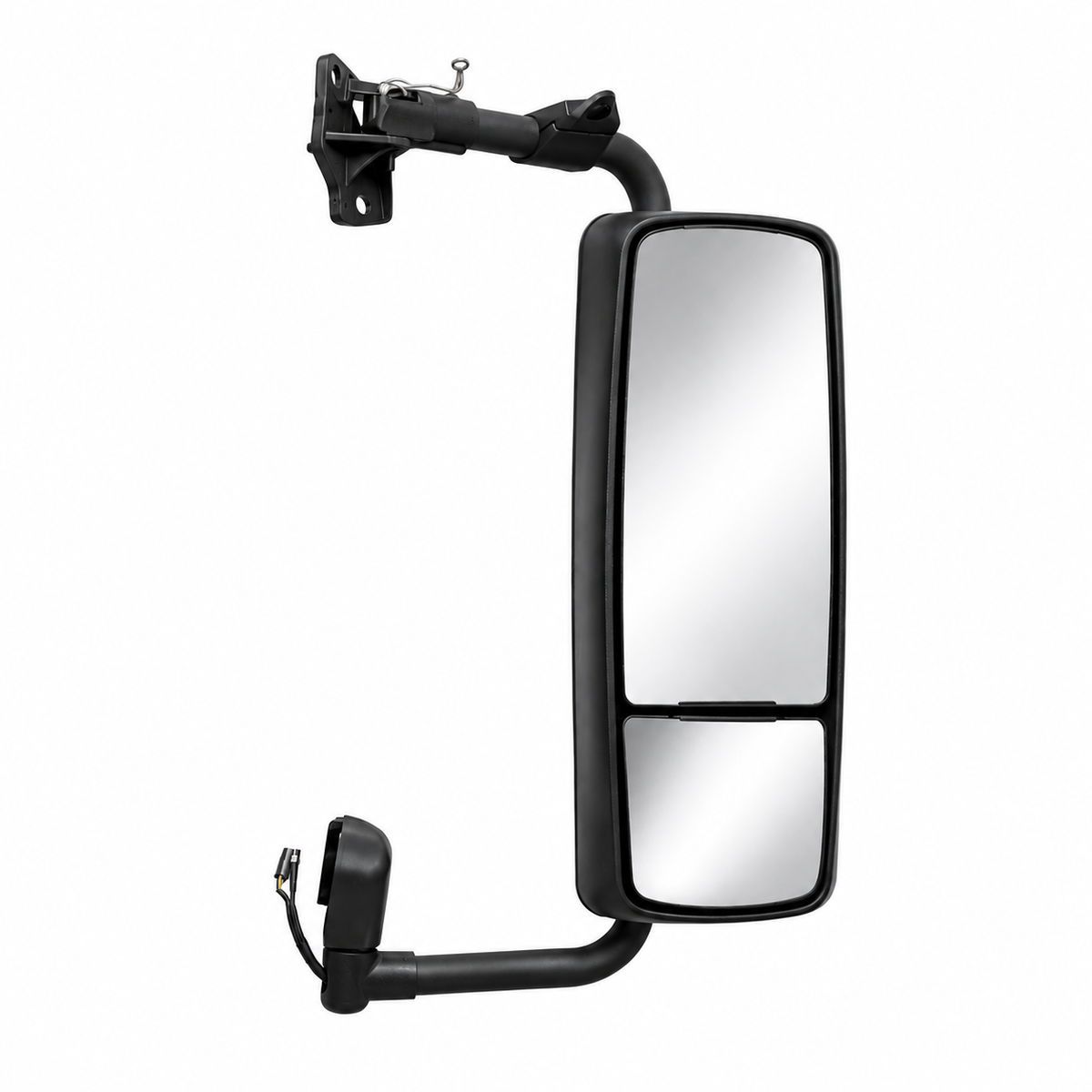 Aero Chrome Door Mirror Driver Side Compatible with Volvo VNL 630, 670, 730 and 780 Trucks, Fits 2004 and Newer Models