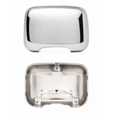 Chrome Hood Mirror Cover Set Compatible with Freightliner Cascadia Trucks 2008-2017, Driver and Right Side