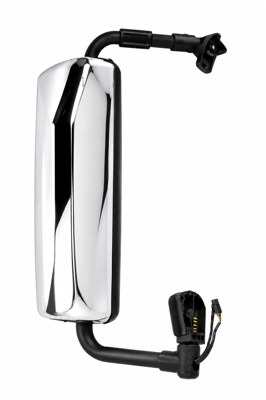 Aero Chrome Door Mirror Driver Side Compatible with Volvo VNL 630, 670, 730 and 780 Trucks, Fits 2004 and Newer Models