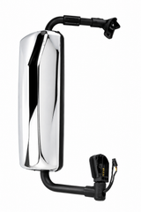 Aero Chrome Door Mirror Passenger Side Compatible with Volvo VNL 630, 670, 730 and 780 Trucks, Fits 2004 and Newer Models