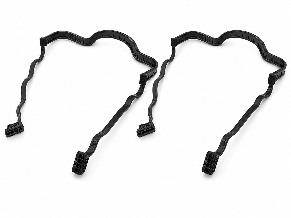 2 Pack Valve Cover Spacer - Timing Gear Cover Gasket Compatible with Volvo D13, Mack MP8 Engine 22777560 21383310 831128